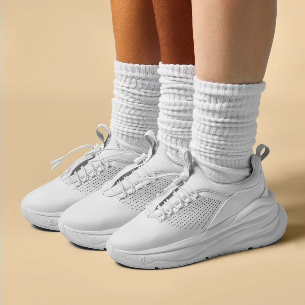 Clove All-White Chunky Athletic Sneaker - Picture 3 of 6